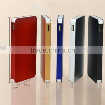 Popular Nice Metal Power Bank 8000mah, Big Capacity Power Bank 8000mah