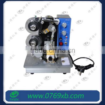 Electric expiry date ribbon printer coding machine