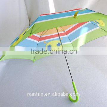 Cute and lovely cartoon printing manual open kids umbrella