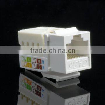 Network Solution Cat 6 UL 90Degree 110 IDC RJ45 UTP Modular Keystone Jack photo-3