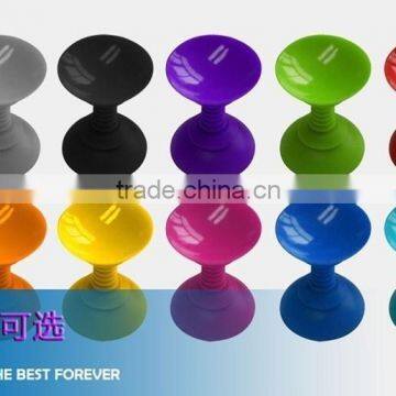 Double-sided Suction Cup Holder, Colorful Silicone Sucker Smartphone Stand