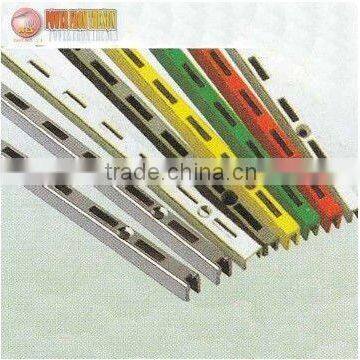 chrome plating single slot upright post/channels