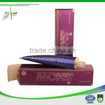 Permanent color hair dye salon use hair dye grape purple color