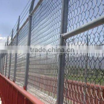 Galvanized chain link fence with galvanized steel pipe/tube,chain link fence gate with competive price