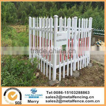 outdoor pvc galvanized steel garden edging fence plastic steel lawn edging fencing