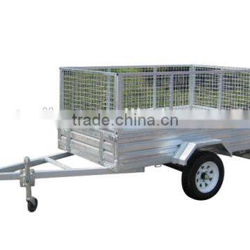 good qulity hot dipped galvanized caged trailer