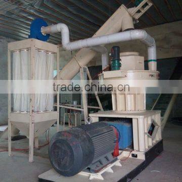 wood pellets auger rubber wood sawdust pellet machine with double layer die