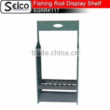 China custom PP plastic Fishing rod display shelf SGRRK117