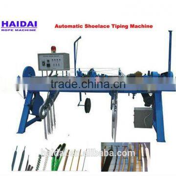 Automatic shoe lace tipping machine for polyester cotton shoelace