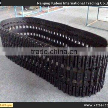 High quantity SK031 excavator undercarriage parts rubber track chassis ,mini rubber track car chassis for sale