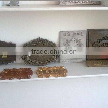 aluminum 6061 antique nameplates