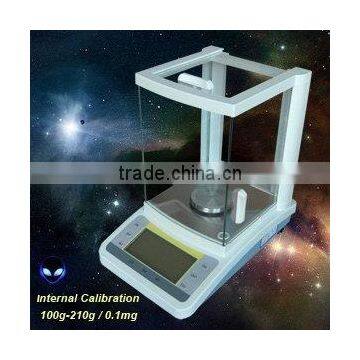 Analytical internal calibration balance