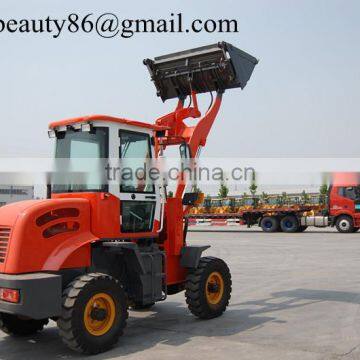 Farm machine 4x4 hydraulic ZL15F wheel loader with joystick/pallet fork / snow blower