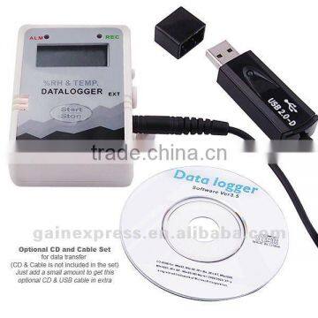 0~100%RH w/ Optional Software CD & USB Cable /Professional Digital Humidity and Air Temperature USB Data Logger photo-2