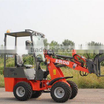 CE Everun Mini Loader ER08 with Pallet Forks for Sale