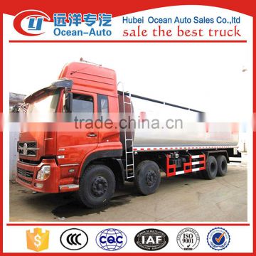 Hot dongfeng 8x4 30000L fuel oil delivery trucks with Euro 3