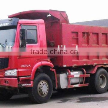 Sinotruk 300hp HOWO 6*4 tip lorry for sand and stone