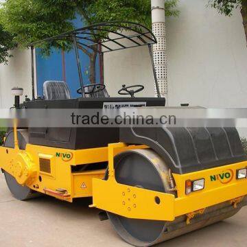 New Road Machinery 8 Ton Tandem Static Road Roller With Dual Seats And Steering Wheel photo-2