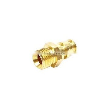 CNC Machining plug nipple 1/2'' male thread with high precision