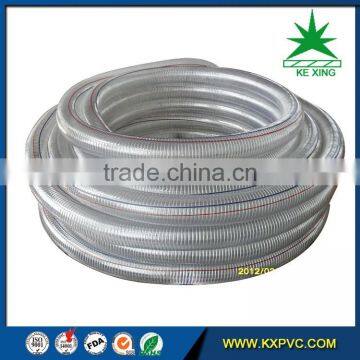 supply large diameter pvc steel wire hose from farmland