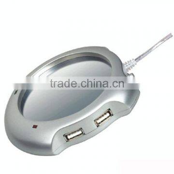 4 Port USB Hub Usb Cup Warmer Usb Coffee Warmer Pad Usb Mug Warmer Usb Glass Pad USB Hub Cup Warmer photo-2