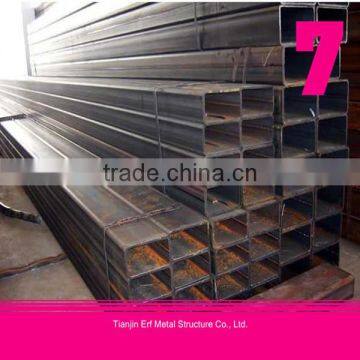 High quality Galvanized rectangular steel tube/ steel pipe