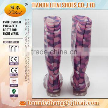 New Injection Lightweight Pvc Rain Boots for Outdoor and Promotion,light and Comforatable photo-4