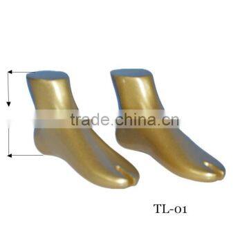 Hot Sale Golden Mannequin Legs,fiberglass Feet Mannequin for Sale,mannequin Feet photo-6