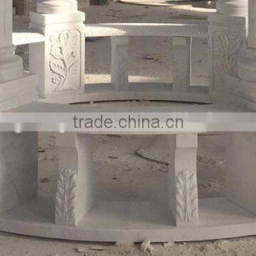 Garden Decorative White Marble Roman Gazebo Design photo-2