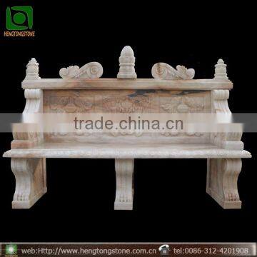 Hebei Sunset Red Marble Bench