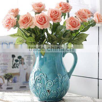 Home& Wedding Decoration Silk Rose Flowers Artificial Flower photo-3
