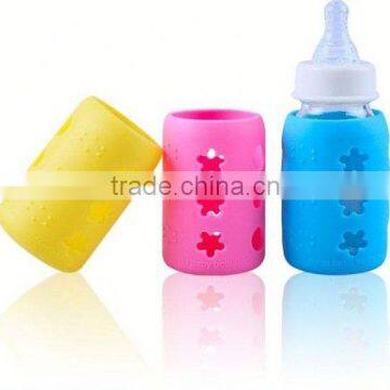 120ml and 250ml glass bottle silicon sleeve