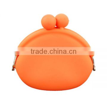 Wholesale CE Certificated Food Grade Silicone Coin Wallet Pochi Purse with Printing Logo