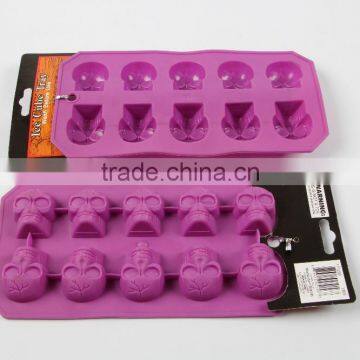 TPR Halloween Skull design Ice Cube Tray