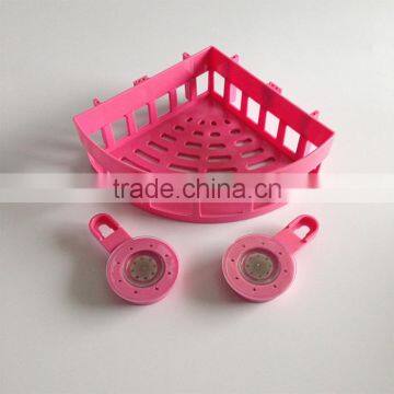 Plastic ABS Suction Cup Triangular Storage Shelf photo-5