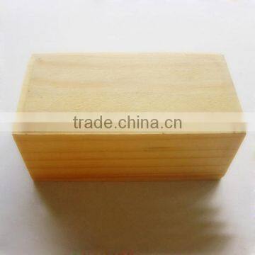 Wholesale Handmade Unfinished Wood Toy Box With Slide Lid photo-5