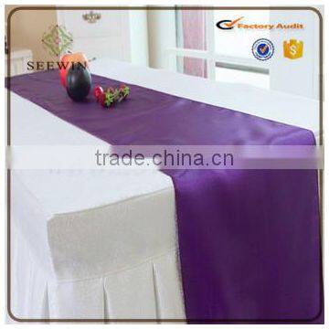 Elegant Soft Quilt Satin Table Runner for Wedding and Home Use Decoration photo-5
