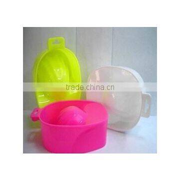 New Top Selling Finger Soak Off Tray Acrylic Gel Nail Bubble Bath Spa Bowl Professional Manicure Nail Bubble Hand Bowl photo-2
