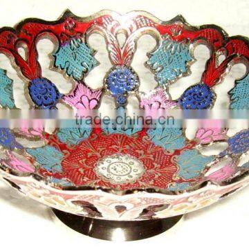 Enameled Fruit Bowls,Arabian Dishes,Brass Arabian Dish,Arabian Dish,Arabian Dish,Arabian Enameled Katora,Arabian Item