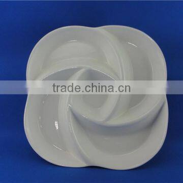 Wholesale Porcelain Disposable Divider Plates photo-2