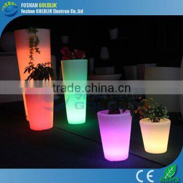 Nightclub Flashing Decoration RGB Colors Light up Flower Pot LED photo-3