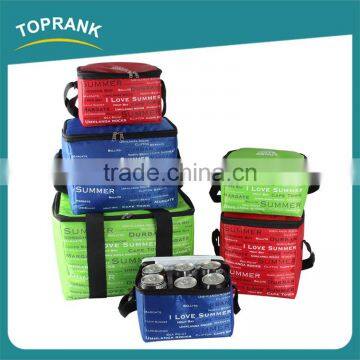 Cheap wholesale custom size thermal insulated food delivery cooler bag