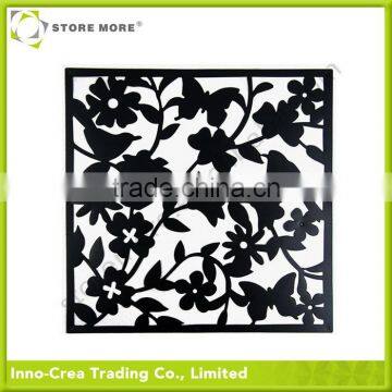 New Type Black Print PP Living Room Cabinet Divider