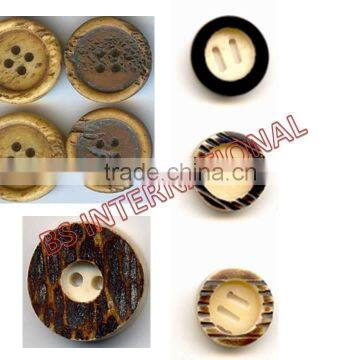 Finished Natural Bone Buttons