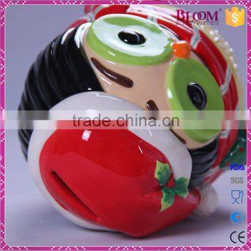 Cute Small Figurines Decoration Ceramic Coin Saving Box photo-5
