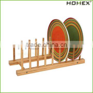 Eco-friendly Dish Drying Rack Utensil Holder, Beautiful and Durable Bamboo/Homex_Factory