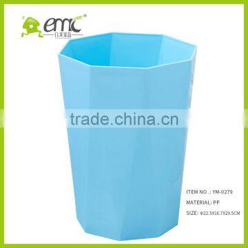 New Design Plastic Trash Bin, Plastic PP Decorative Round Trash Bin Waste Bin for Household photo-4