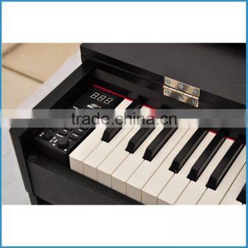 Black Color 88 Key Digital Piano With Filp Cover, Standard Hammer Action Keyboard Electric Piano, Electronic Keyboard Piano photo-2