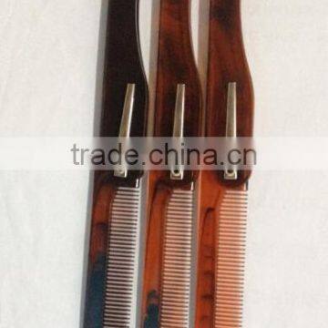 Wholesale Cheap Plastic Folding v Hair Comb photo-2