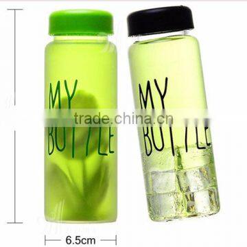 New Design sports plastic fruit infuser shaker water bottle bpa free